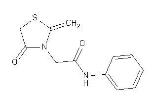 2-(4-keto-2-methylene-thiazolidin-3-yl)-N-phenyl-acetamide