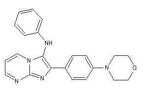 [2-(4-morpholinophenyl)imidazo[1,2-a]pyrimidin-3-yl]-phenyl-amine