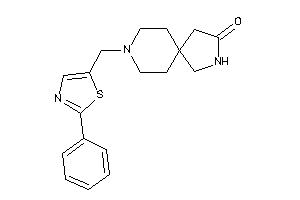 8-[(2-phenylthiazol-5-yl)methyl]-3,8-diazaspiro[4.5]decan-2-one