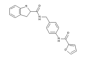 N-[4-[(2,3-dihydrobenzothiophene-2-carbonylamino)methyl]phenyl]-2-furamide