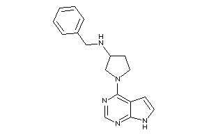 Image of Benzyl-[1-(7H-pyrrolo[2,3-d]pyrimidin-4-yl)pyrrolidin-3-yl]amine