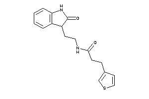 N-[2-(2-ketoindolin-3-yl)ethyl]-3-(3-thienyl)propionamide