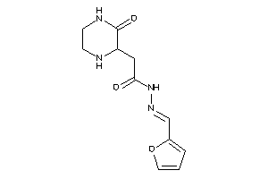 N-(2-furfurylideneamino)-2-(3-ketopiperazin-2-yl)acetamide