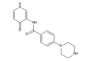 N-(4-keto-1H-pyridin-3-yl)-4-piperazino-benzamide