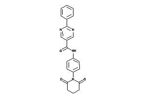 N-(4-glutarimidophenyl)-2-phenyl-pyrimidine-5-carboxamide