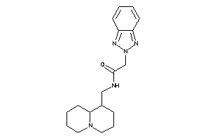 Image of 2-(benzotriazol-2-yl)-N-(quinolizidin-1-ylmethyl)acetamide
