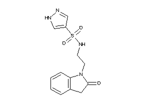 N-[2-(2-ketoindolin-1-yl)ethyl]-1H-pyrazole-4-sulfonamide