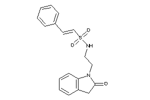 N-[2-(2-ketoindolin-1-yl)ethyl]-2-phenyl-ethenesulfonamide