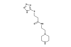 N-(2-piperazinoethyl)-3-(1H-tetrazol-5-ylthio)propionamide