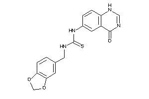 1-(4-keto-1H-quinazolin-6-yl)-3-piperonyl-thiourea