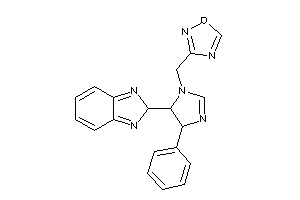 3-[[5-(2H-benzimidazol-2-yl)-4-phenyl-2-imidazolin-1-yl]methyl]-1,2,4-oxadiazole