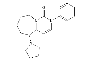 2-phenyl-5-pyrrolidino-4a,5,6,7,8,9-hexahydropyrimido[1,6-a]azepin-1-one