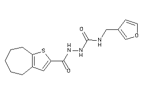 1-(3-furfuryl)-3-(5,6,7,8-tetrahydro-4H-cyclohepta[b]thiophene-2-carbonylamino)urea