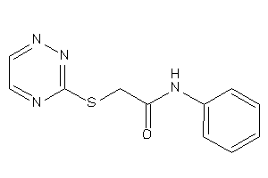 N-phenyl-2-(1,2,4-triazin-3-ylthio)acetamide