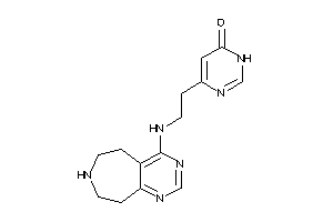 4-[2-(6,7,8,9-tetrahydro-5H-pyrimido[4,5-d]azepin-4-ylamino)ethyl]-1H-pyrimidin-6-one