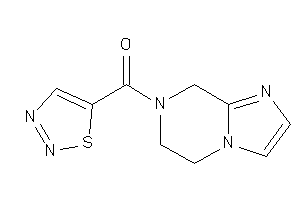 6,8-dihydro-5H-imidazo[1,2-a]pyrazin-7-yl(thiadiazol-5-yl)methanone