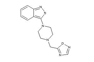 Image of 5-[[4-(2,1-benzothiazol-3-yl)piperazino]methyl]-1,2,4-oxadiazole