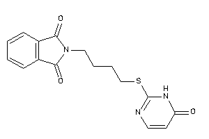 2-[4-[(6-keto-1H-pyrimidin-2-yl)thio]butyl]isoindoline-1,3-quinone