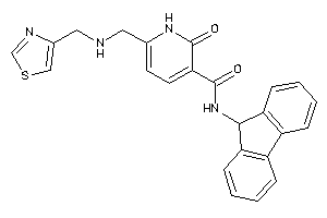 N-(9H-fluoren-9-yl)-2-keto-6-[(thiazol-4-ylmethylamino)methyl]-1H-pyridine-3-carboxamide