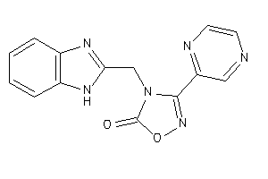 Image of 4-(1H-benzimidazol-2-ylmethyl)-3-pyrazin-2-yl-1,2,4-oxadiazol-5-one