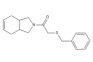 1-(1,3,3a,4,7,7a-hexahydroisoindol-2-yl)-2-(benzylthio)ethanone