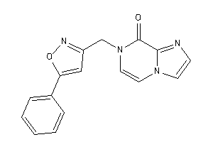 7-[(5-phenylisoxazol-3-yl)methyl]imidazo[1,2-a]pyrazin-8-one