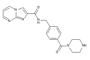 N-[4-(piperazine-1-carbonyl)benzyl]imidazo[1,2-a]pyrimidine-2-carboxamide