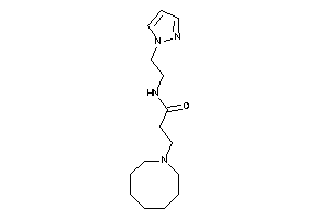 3-(azocan-1-yl)-N-(2-pyrazol-1-ylethyl)propionamide