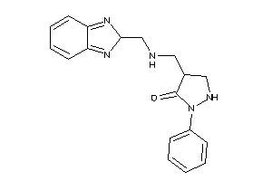 4-[(2H-benzimidazol-2-ylmethylamino)methyl]-2-phenyl-pyrazolidin-3-one