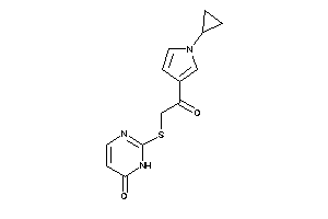 2-[[2-(1-cyclopropylpyrrol-3-yl)-2-keto-ethyl]thio]-1H-pyrimidin-6-one