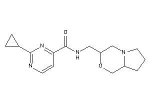 N-(3,4,6,7,8,8a-hexahydro-1H-pyrrolo[2,1-c][1,4]oxazin-3-ylmethyl)-2-cyclopropyl-pyrimidine-4-carboxamide