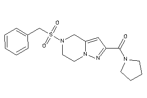 (5-benzylsulfonyl-6,7-dihydro-4H-pyrazolo[1,5-a]pyrazin-2-yl)-pyrrolidino-methanone