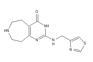 Image of 2-(thiazol-4-ylmethylamino)-3,5,6,7,8,9-hexahydropyrimido[4,5-d]azepin-4-one