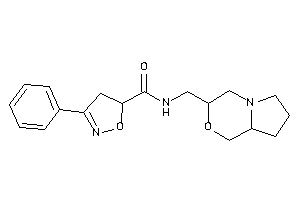 N-(3,4,6,7,8,8a-hexahydro-1H-pyrrolo[2,1-c][1,4]oxazin-3-ylmethyl)-3-phenyl-2-isoxazoline-5-carboxamide