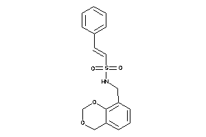 N-(4H-1,3-benzodioxin-8-ylmethyl)-2-phenyl-ethenesulfonamide