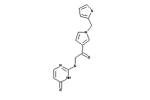 2-[[2-keto-2-[1-(2-thenyl)pyrrol-3-yl]ethyl]thio]-1H-pyrimidin-6-one