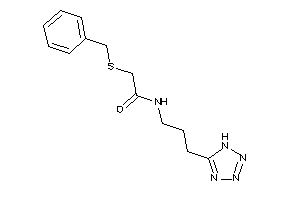 2-(benzylthio)-N-[3-(1H-tetrazol-5-yl)propyl]acetamide