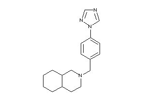 2-[4-(1,2,4-triazol-1-yl)benzyl]-3,4,4a,5,6,7,8,8a-octahydro-1H-isoquinoline