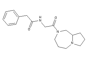 N-[2-(1,3,4,5,7,8,9,9a-octahydropyrrolo[1,2-a][1,4]diazepin-2-yl)-2-keto-ethyl]-2-phenyl-acetamide