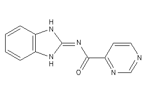 Image of N-(1,3-dihydrobenzimidazol-2-ylidene)pyrimidine-4-carboxamide
