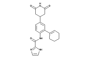 N-[2-cyclohexen-1-yl-4-(2,6-diketo-4-piperidyl)phenyl]-1H-imidazole-2-carboxamide