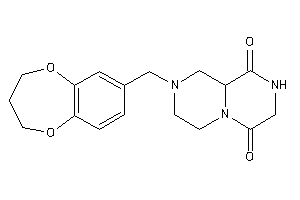2-(3,4-dihydro-2H-1,5-benzodioxepin-7-ylmethyl)-1,3,4,7,8,9a-hexahydropyrazino[1,2-a]pyrazine-6,9-quinone