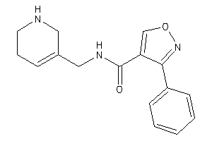 3-phenyl-N-(1,2,3,6-tetrahydropyridin-5-ylmethyl)isoxazole-4-carboxamide