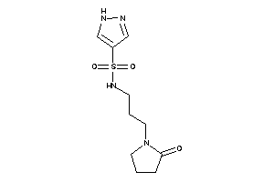 N-[3-(2-ketopyrrolidino)propyl]-1H-pyrazole-4-sulfonamide