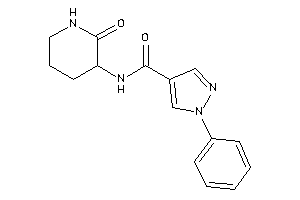 N-(2-keto-3-piperidyl)-1-phenyl-pyrazole-4-carboxamide