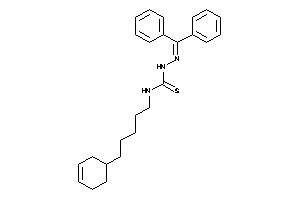 1-(benzhydrylideneamino)-3-(5-cyclohex-3-en-1-ylpentyl)thiourea