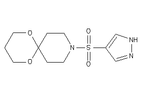 3-(1H-pyrazol-4-ylsulfonyl)-7,11-dioxa-3-azaspiro[5.5]undecane