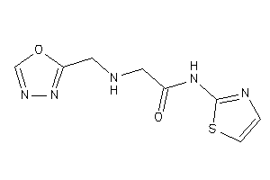 2-(1,3,4-oxadiazol-2-ylmethylamino)-N-thiazol-2-yl-acetamide