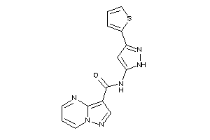 N-[3-(2-thienyl)-1H-pyrazol-5-yl]pyrazolo[1,5-a]pyrimidine-3-carboxamide