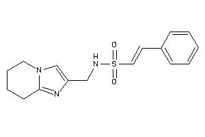 2-phenyl-N-(5,6,7,8-tetrahydroimidazo[1,2-a]pyridin-2-ylmethyl)ethenesulfonamide